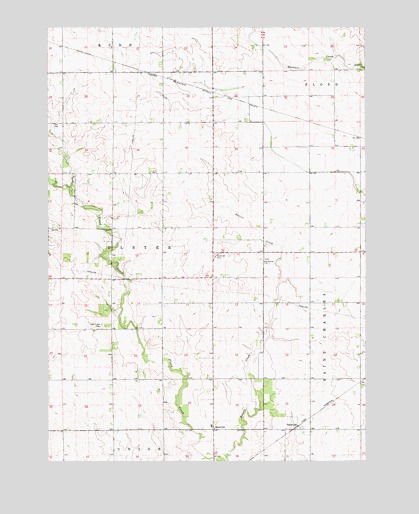 Roseville, IA USGS Topographic Map
