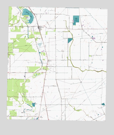 Rosharon, TX USGS Topographic Map
