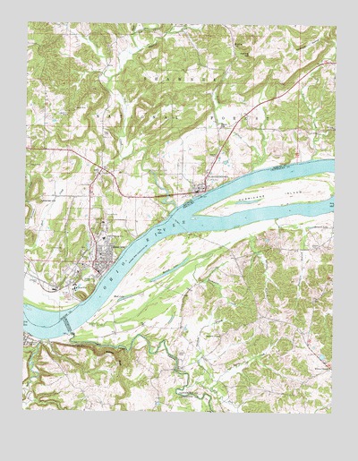 Rosiclare, IL USGS Topographic Map