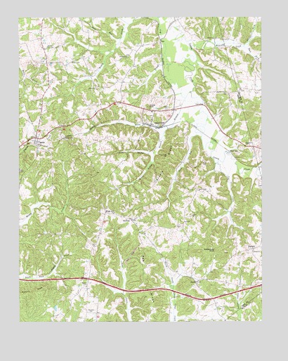 Rosine, KY USGS Topographic Map