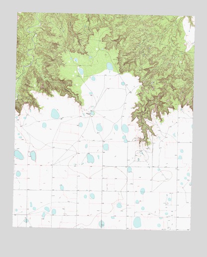 Ross Canyon, TX USGS Topographic Map
