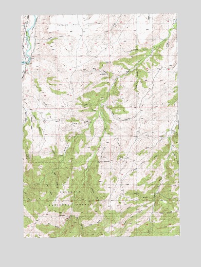 Ross Canyon, MT USGS Topographic Map