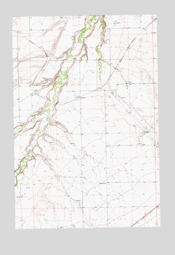Ross Fork, MT USGS Topographic Map