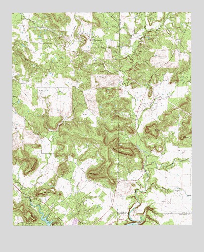 Ross Mountain, TX USGS Topographic Map