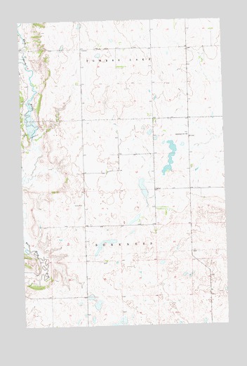 Ross NW, ND USGS Topographic Map
