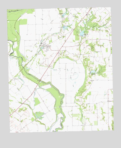 Rosser, TX USGS Topographic Map