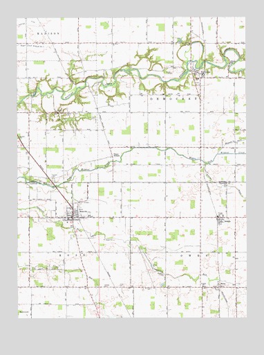 Rossville, IN USGS Topographic Map