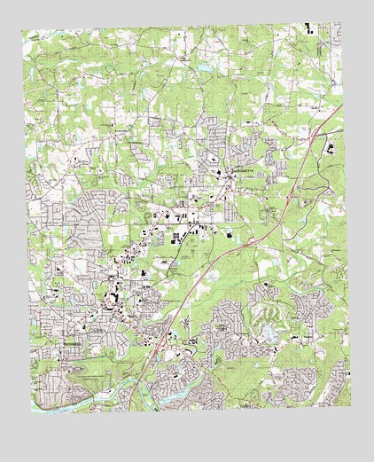 Roswell, GA USGS Topographic Map