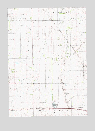 Roswell, SD USGS Topographic Map