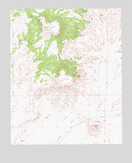 Rotten Bananas Butte, AZ USGS Topographic Map