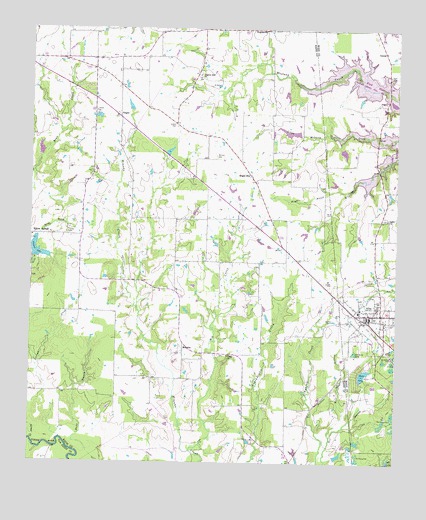 Alba, TX USGS Topographic Map