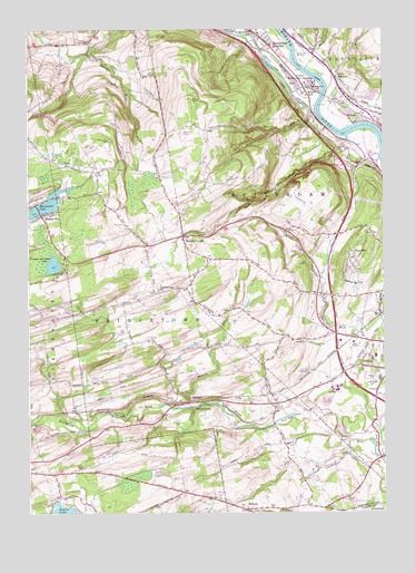 Rotterdam Junction, NY USGS Topographic Map