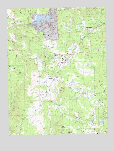 Rough And Ready, CA USGS Topographic Map