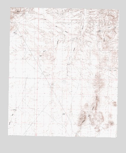Rough and Ready Hills, NM USGS Topographic Map