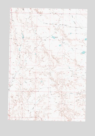 Rough Creek NE, MT USGS Topographic Map