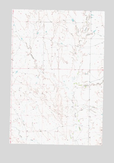 Rough Creek SW, MT USGS Topographic Map