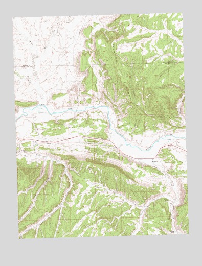 Rough Gulch, CO USGS Topographic Map