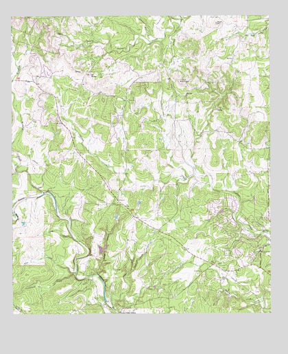Rough Hollow, TX USGS Topographic Map