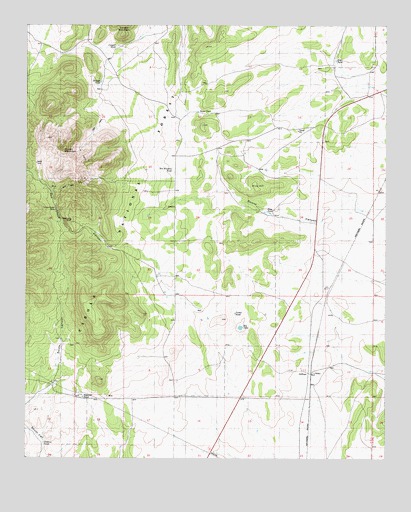 Rough Mountain, NM USGS Topographic Map