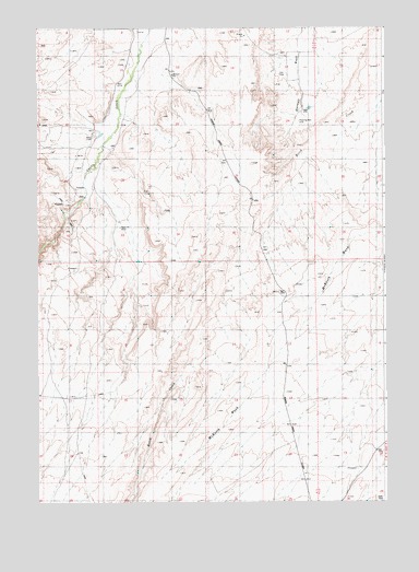 Rough Mountain NE, ID USGS Topographic Map