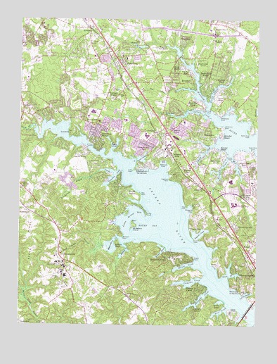 Round Bay, MD USGS Topographic Map