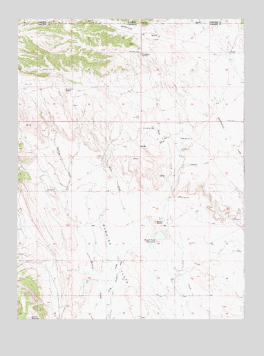 Round Butte, CO USGS Topographic Map