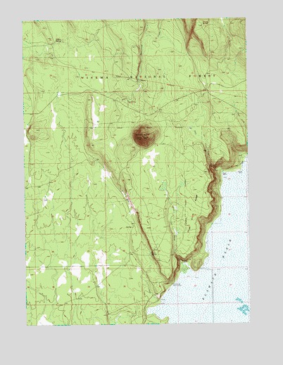 Round Butte, OR USGS Topographic Map