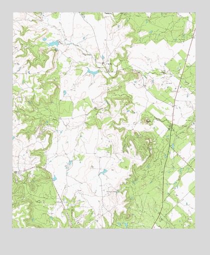 Round Hill, TX USGS Topographic Map