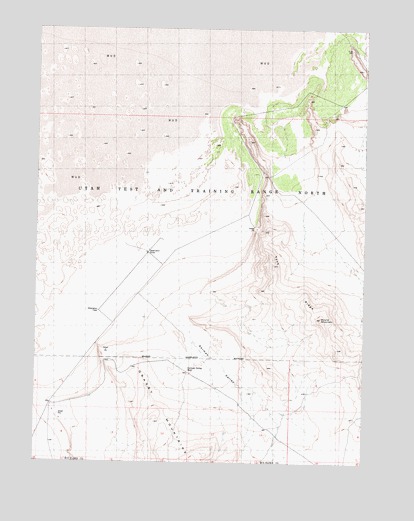 Round Mountain, UT USGS Topographic Map