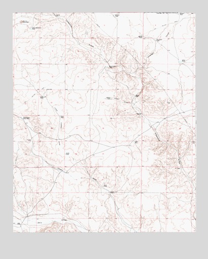 Round Mountain, NM USGS Topographic Map
