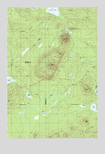 Round Mountain, ME USGS Topographic Map