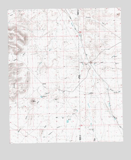 Round Mountain, AZ USGS Topographic Map