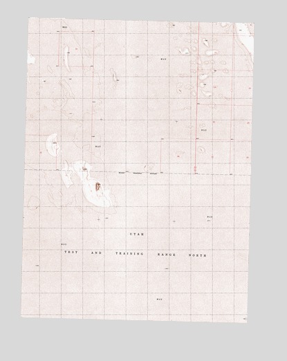 Round Mountain NW, UT USGS Topographic Map