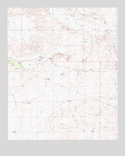 Round Mountain SE, NM USGS Topographic Map