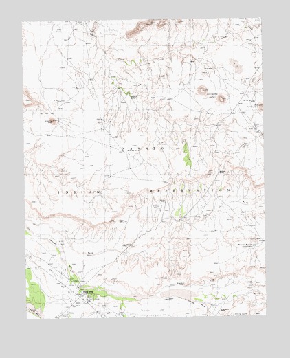 Round Rock, AZ USGS Topographic Map