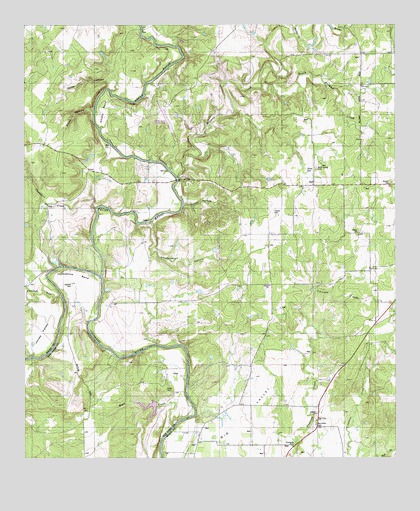Big Valley North, TX USGS Topographic Map