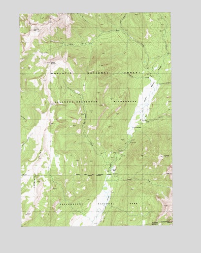 Roundhead Butte, MT USGS Topographic Map