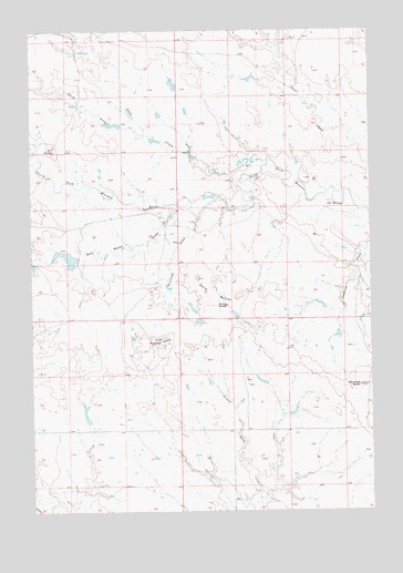 Roundup Butte, SD USGS Topographic Map