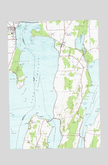 Rouses Point, NY USGS Topographic Map