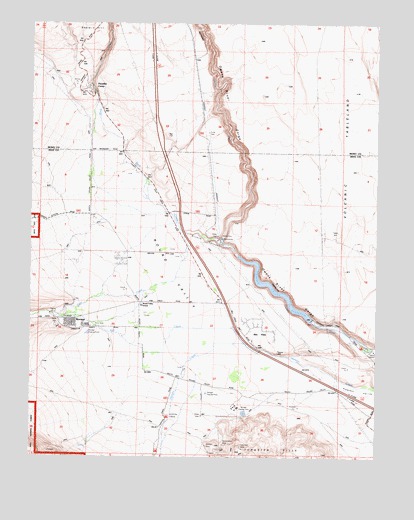 Rovana, CA USGS Topographic Map