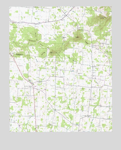 Rover, TN USGS Topographic Map