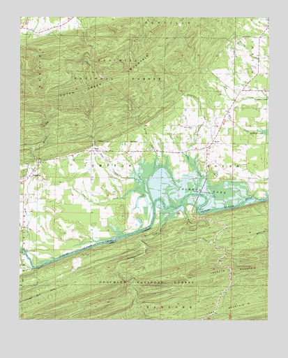 Rover, AR USGS Topographic Map