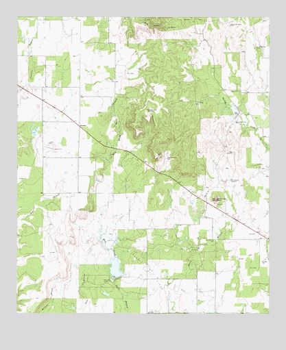 Rowden, TX USGS Topographic Map