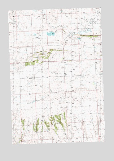 Big Wall West, MT USGS Topographic Map