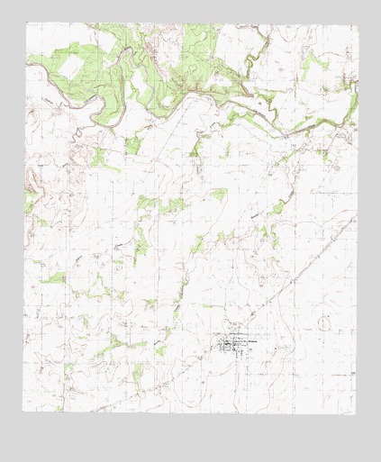 Rowena, TX USGS Topographic Map