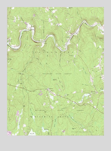 Rowland, PA USGS Topographic Map