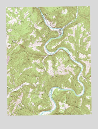 Rowlesburg, WV USGS Topographic Map