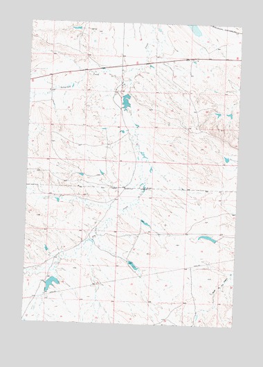 Rowley NW, MT USGS Topographic Map