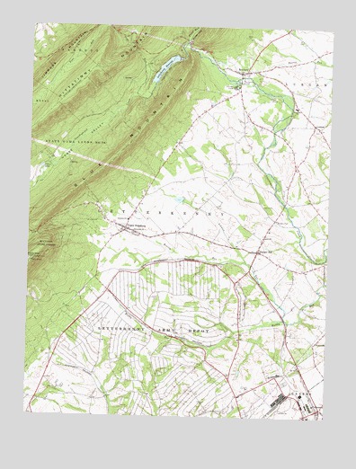 Roxbury, PA USGS Topographic Map