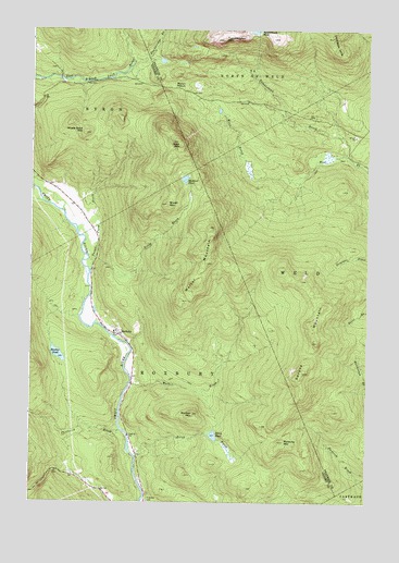 Roxbury, ME USGS Topographic Map